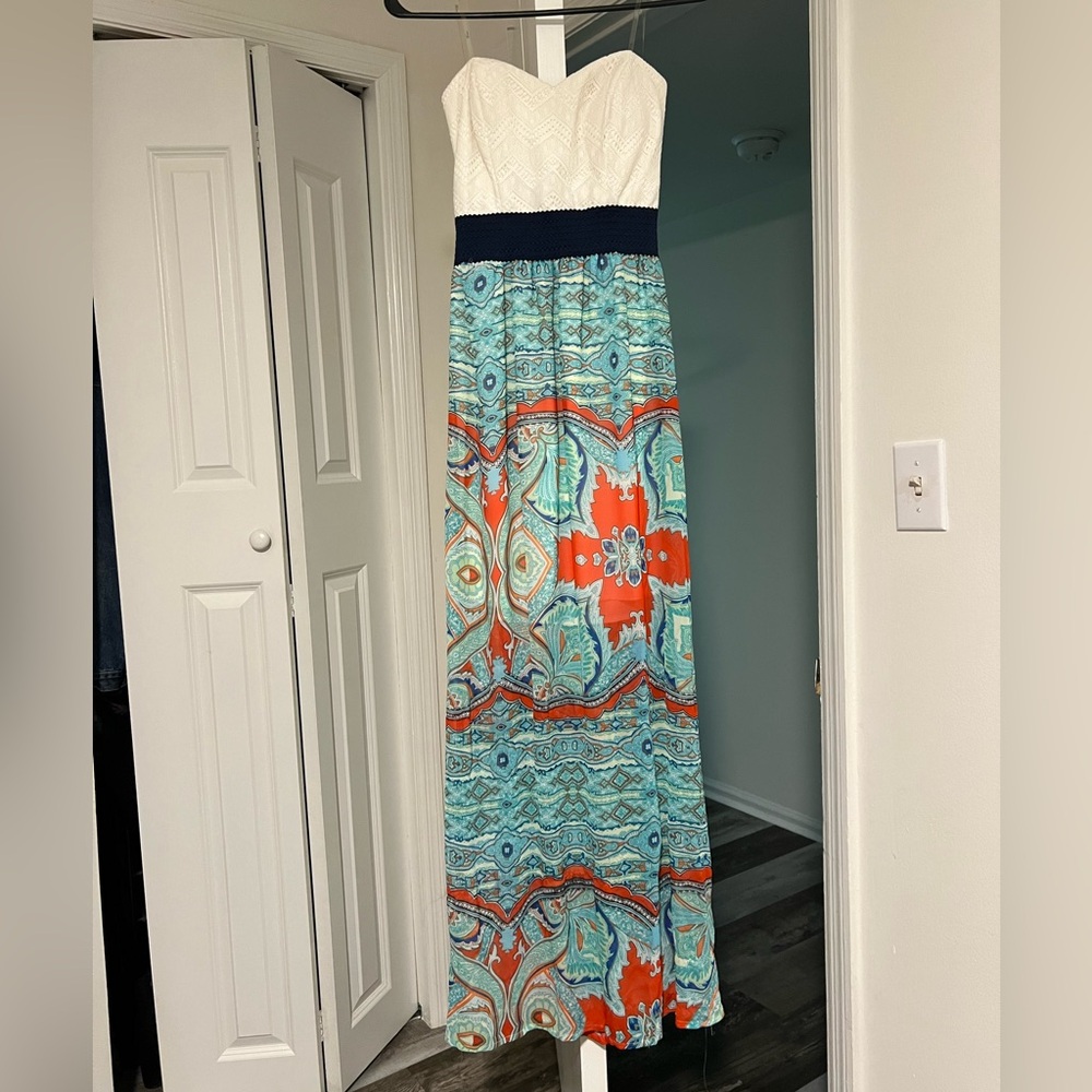 Strapless Maxi Dress